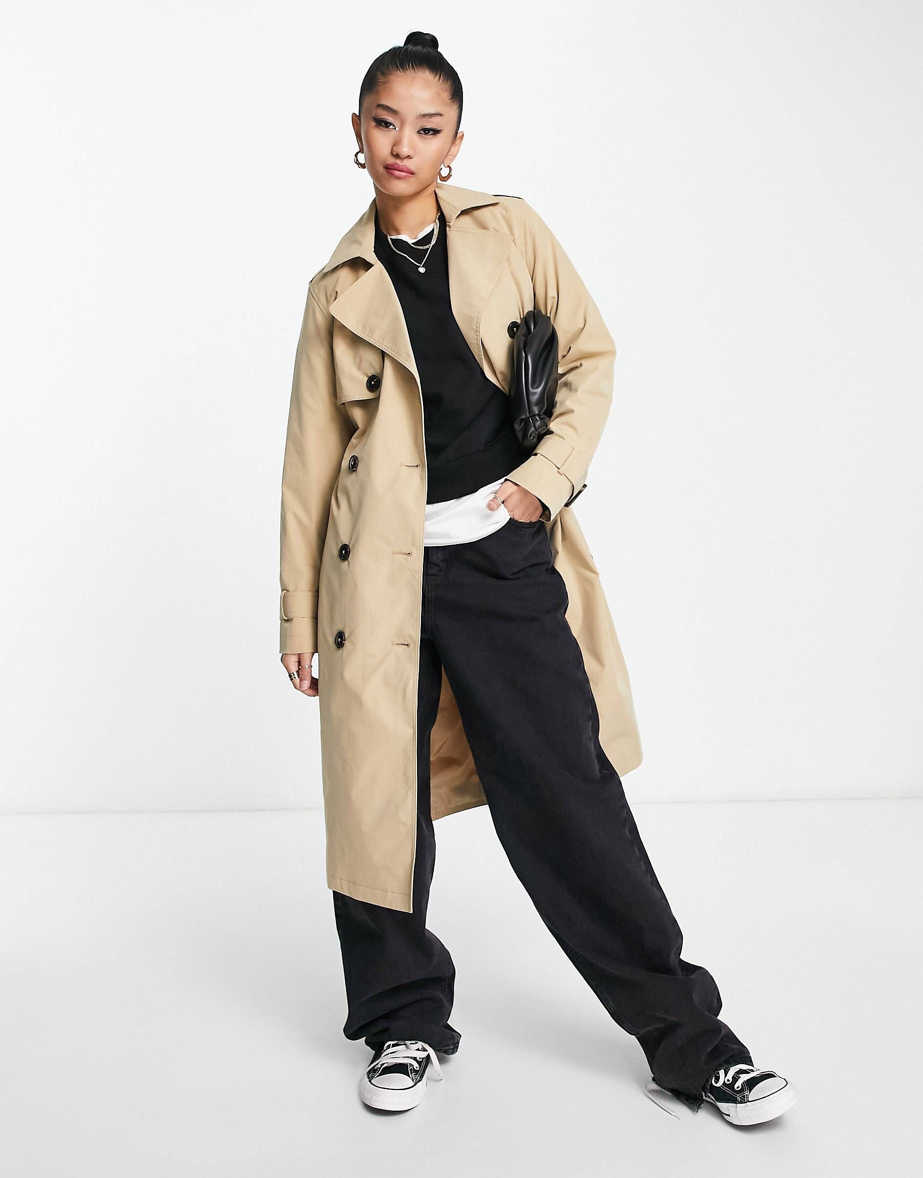 New Look trench coat in camel | ASOS (Global)