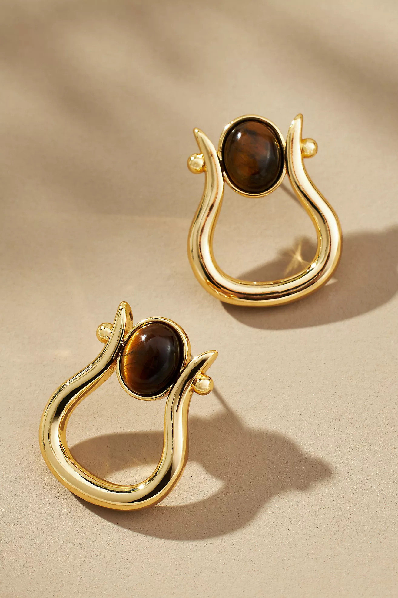 Stone Horseshoe Earrings | Anthropologie (US)