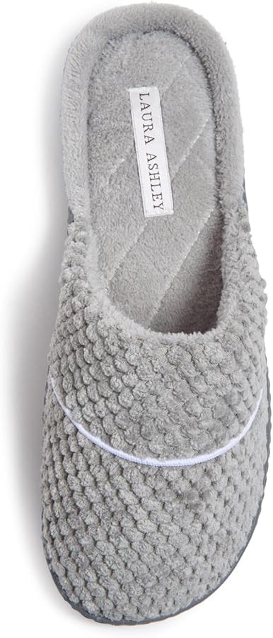 Laura Ashley Ladies Spa Rugged Slippers With Memory Foam Insole | Amazon (US)