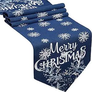 Amazon.com: Christmas Table Runner Snowflake Elf Dresser Runner 70 Inch Christmas Dresser Scarf N... | Amazon (US)