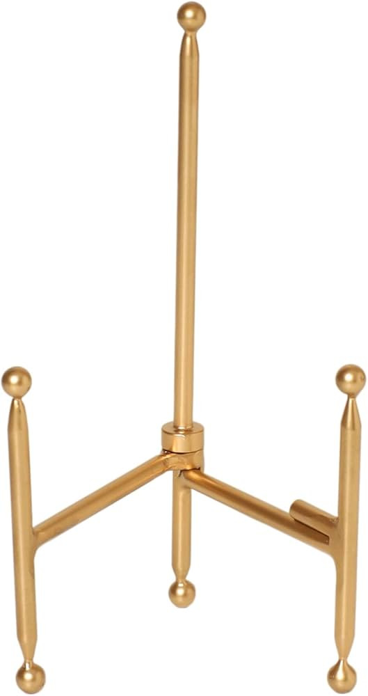 Gold Colored Steel Tabletop Easel by Studio Décor - Decorative Stand for Pictures, Frames, Books... | Amazon (US)