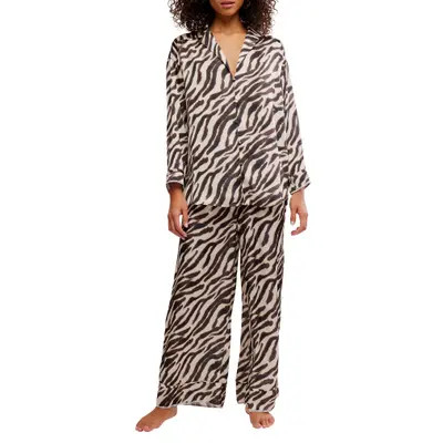 Free People Dreamy Days Print Pajamas in Tea Combo at Nordstrom, Size Small | Nordstrom