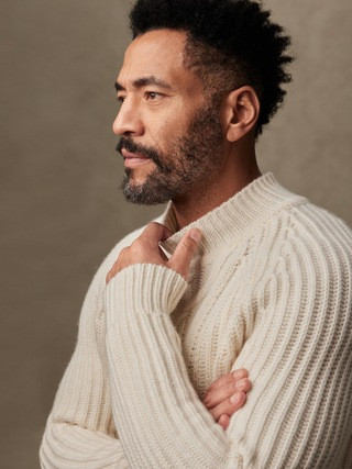Rete Cable-Knit Sweater | Banana Republic (US)