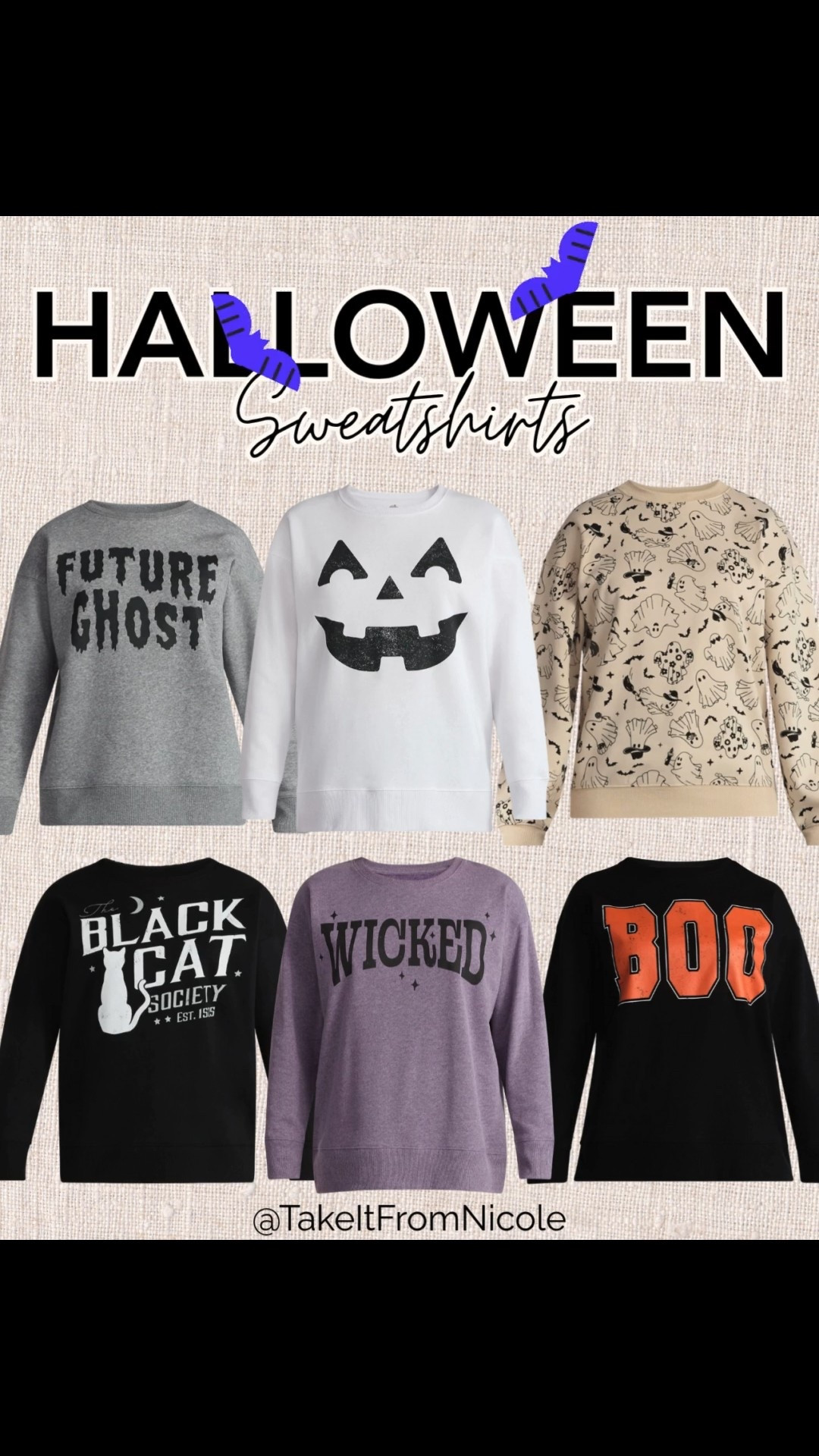 The CUTEST Halloween Sweatshirts are just $12.98!


#LTKFindsUnder50 #LTKSeasonal #LTKHalloween