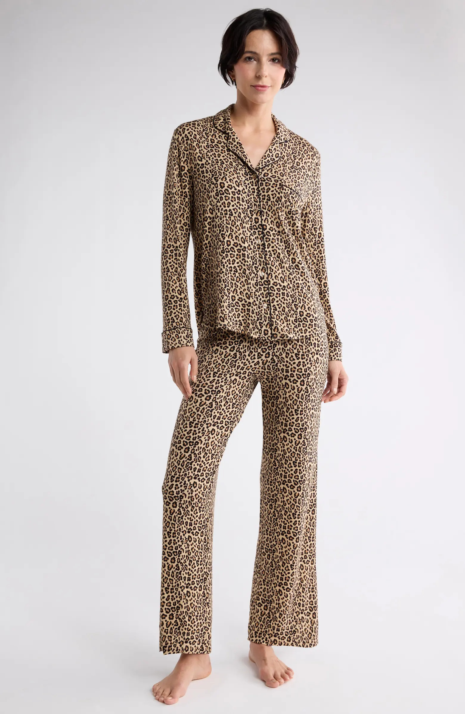 Tranquility Long Sleeve Shirt & Pants Pajamas | Nordstrom Rack