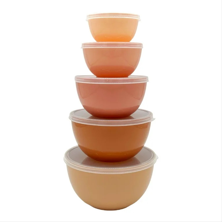 Just Feed Me by Jessie James Decker 13-Piece Nesting Mixing Bowl Set with Lids, Multicolor | Walmart (US)