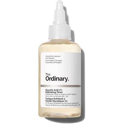 The Ordinary Glycolic Acid 7% Exfoliating and Brightening Daily Toner  - 3.38 fl oz - Ulta Beauty | Target