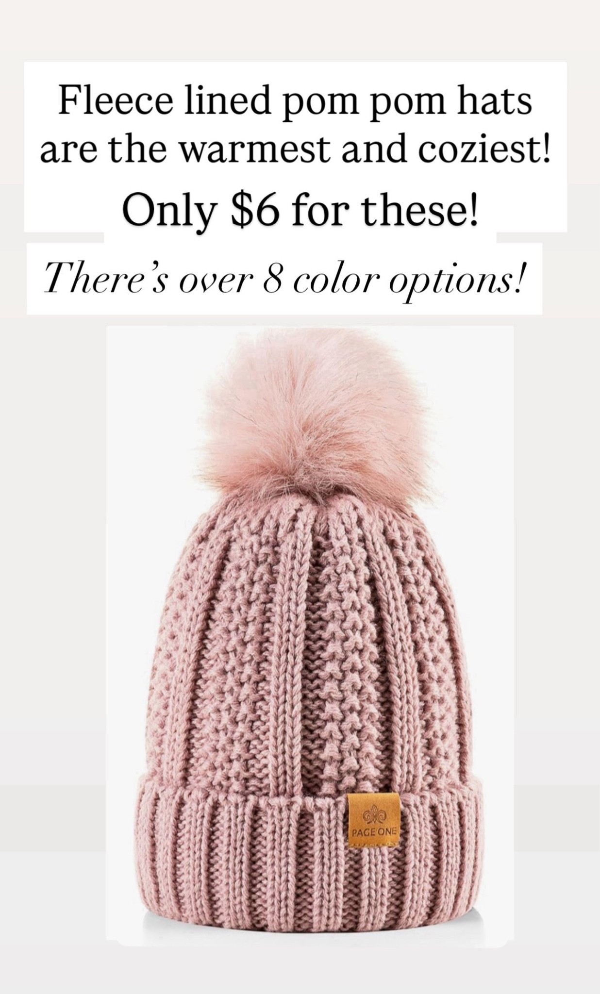 These fleece lined hats are great for the winter 

#LTKHoliday