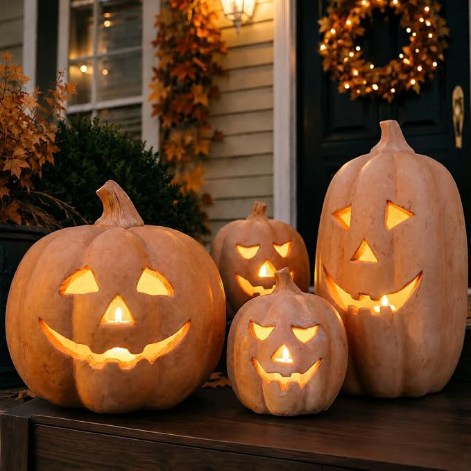 If you see this… it’s your sign to start decorating for Halloween NOW 👀🎃 these Amazon finds are too cute to stay in stock 😭👻 #amazonfinds #halloweenvibes #spookychic #ghostfigurine #pumpkinseason #fallhome #decorfinds #ltkseasonal #cozydecor 

 #LTKSeasonal #LTKHome #LTKSaleAlert
