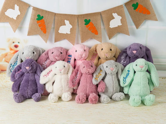 Personalized Easter Baby Gift Bunny  Personalized Stuffed | Etsy | Etsy (US)