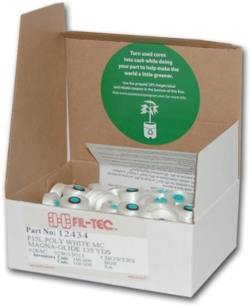 Prewound"L" Bobbins White - 100 count | Amazon (US)