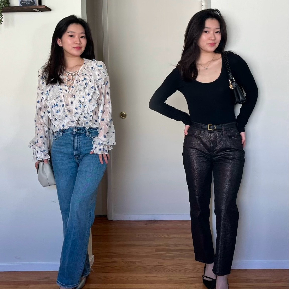 left or right side? 



#LTKPetite #LTKStyleTip #LTKU