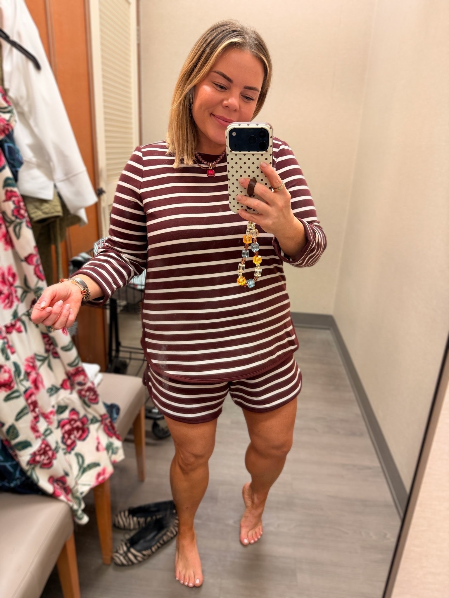 How cute is this set from Belk! Immediately brought it home with me!!