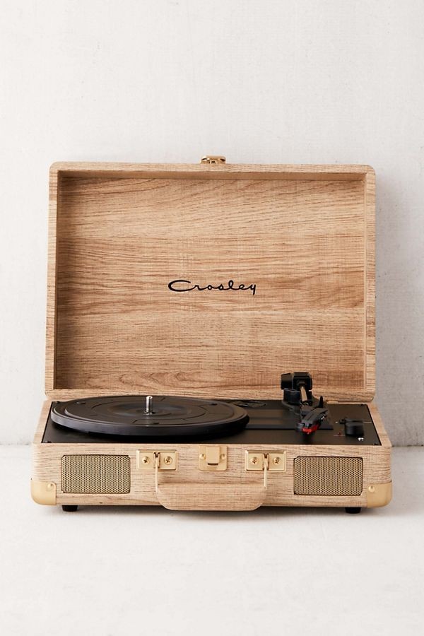 Crosley UO Exclusive Wood Cruiser Bluetooth Record Player | Urban Outfitters (US and RoW)