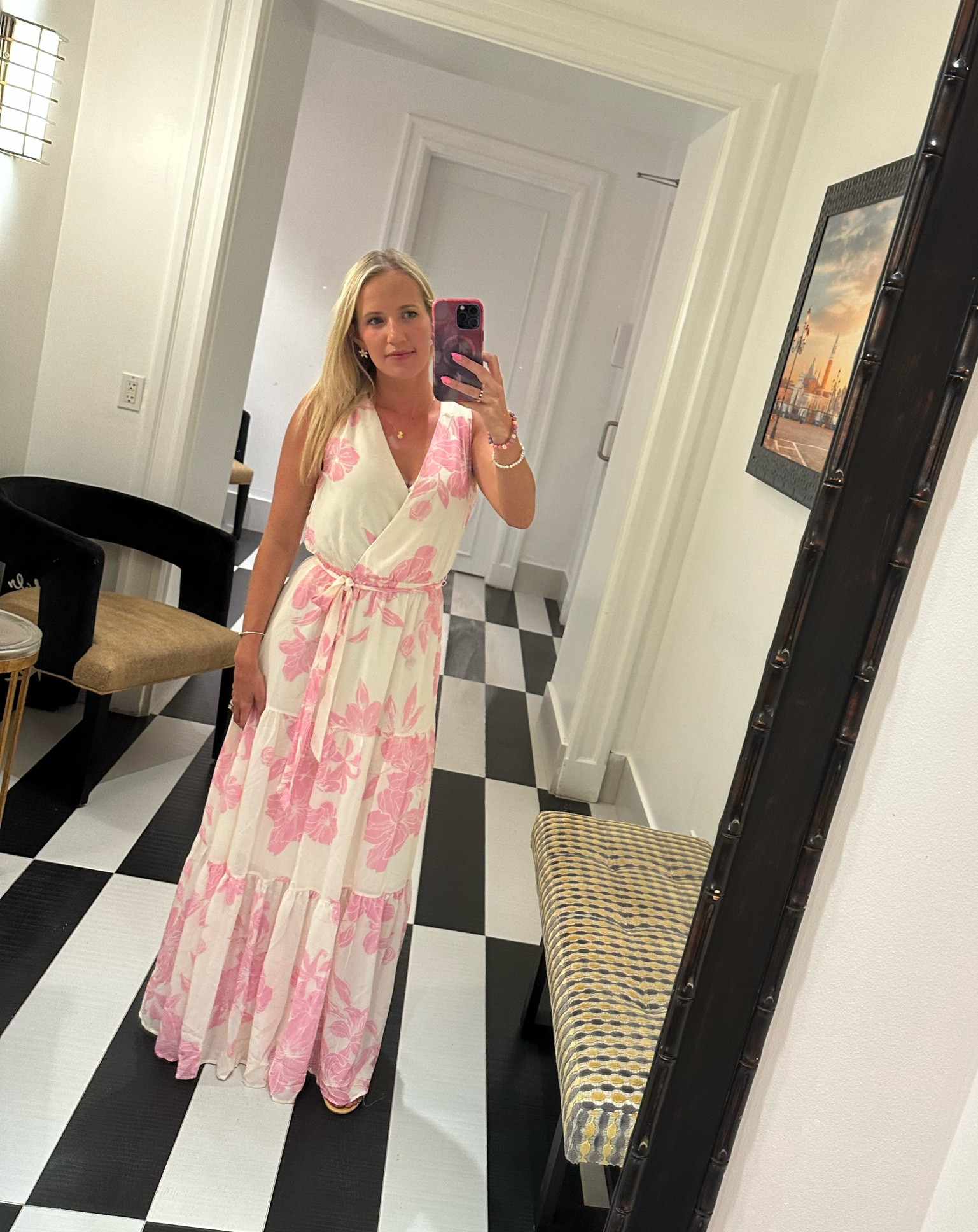 Comfy resort dress that can be dresses up or down 🌺🌸

Pink and white 
Resort wear
Vacation dress
Spring break
Destination wedding 
Wedding guest dress
Beach wedding
Beach dress
Casual wear 
On sale now 
Sale alert
Pink baby shower idea
Tropical baby shower dress 
Tie dress 
Beach rehearsal 


#LTKtravel #LTKswim #LTKSale