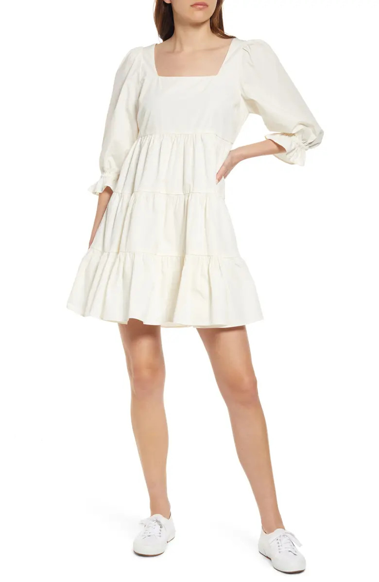 Women's Lizzie Poplin Babydoll Dress | Nordstrom