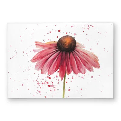 Pink Daisy Outdoor Area Rug | Stylish Home Decor Accent | Wayfair North America