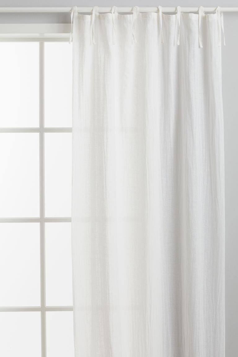 2-pack Linen-blend Curtains | H&M (US + CA)