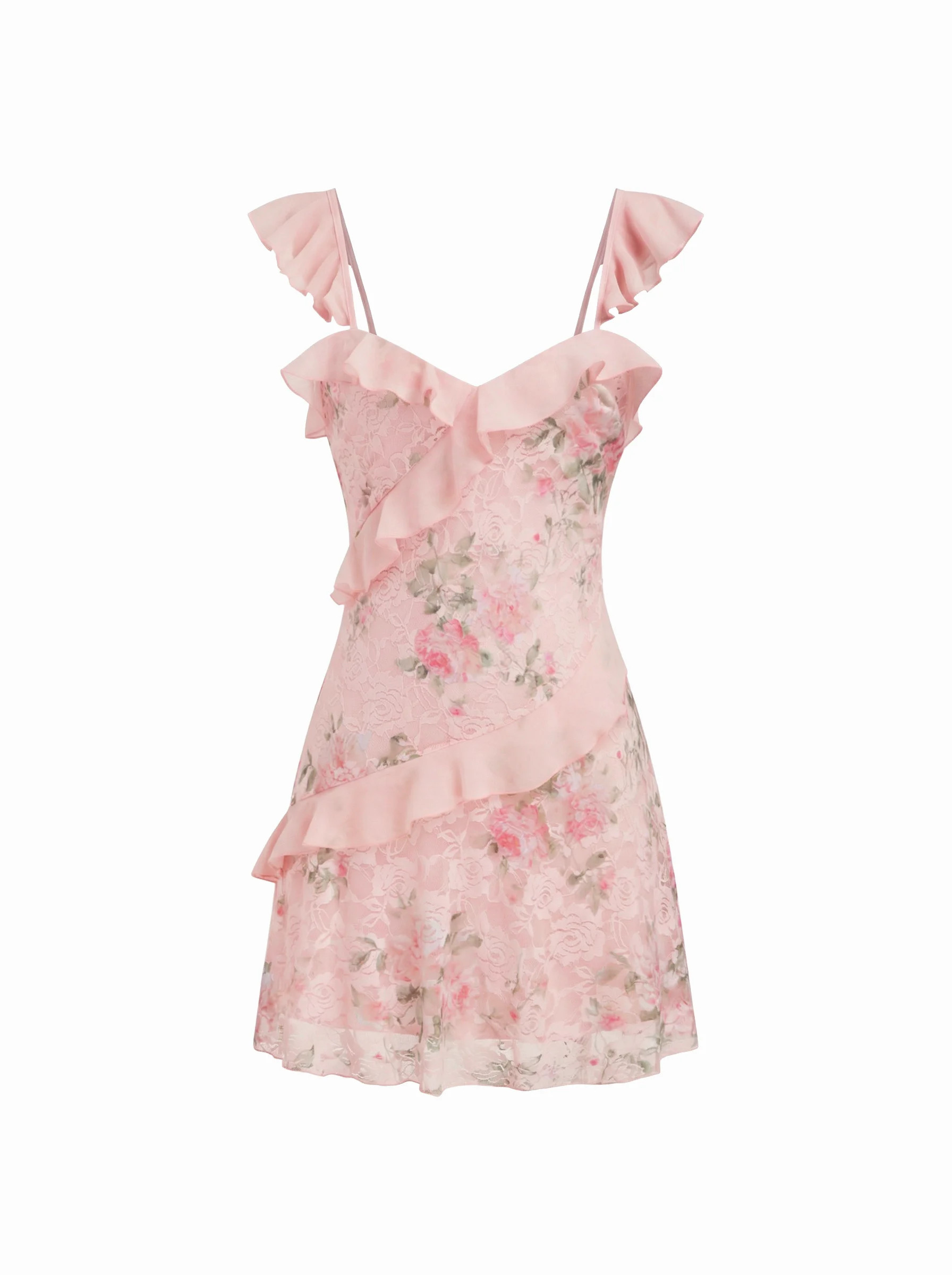 Wedding Wedding Guest Dress Valentine wedding guest wedding rush outfits Lace Lace Floral Sweethe... | Cider