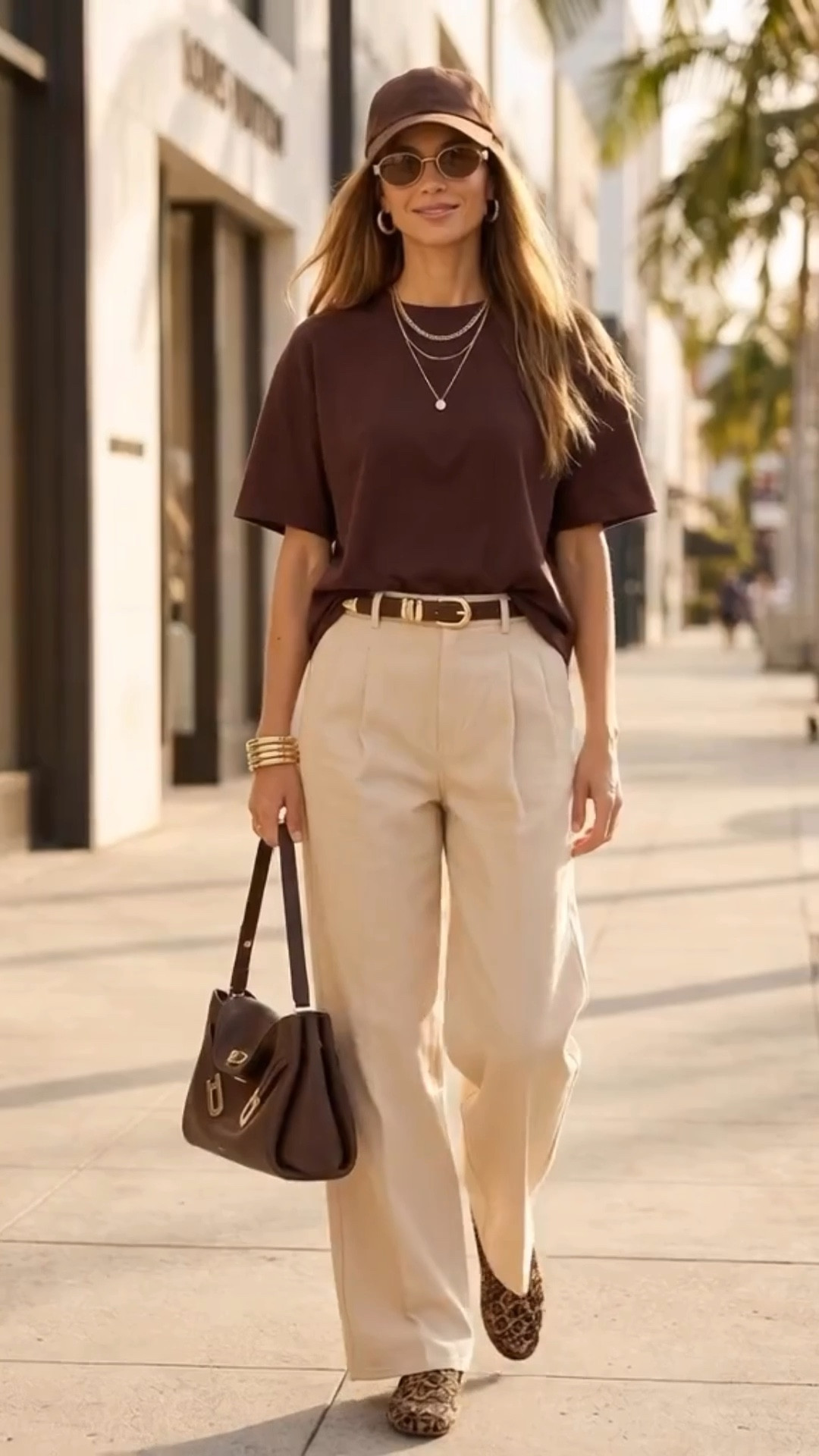 Elevate your casual summer style with this sophisticated yet effortless street-style look. Perfect for a day of shopping or a brunch date, this outfit blends rich chocolate tones with airy creams for a high-end aesthetic.

#SummerStyle #NeutralOutfits #StreetStyleUSA #LTKunder100 #OldMoneyAesthetic #SummerInspo

#LTKSeasonal #LTKootd