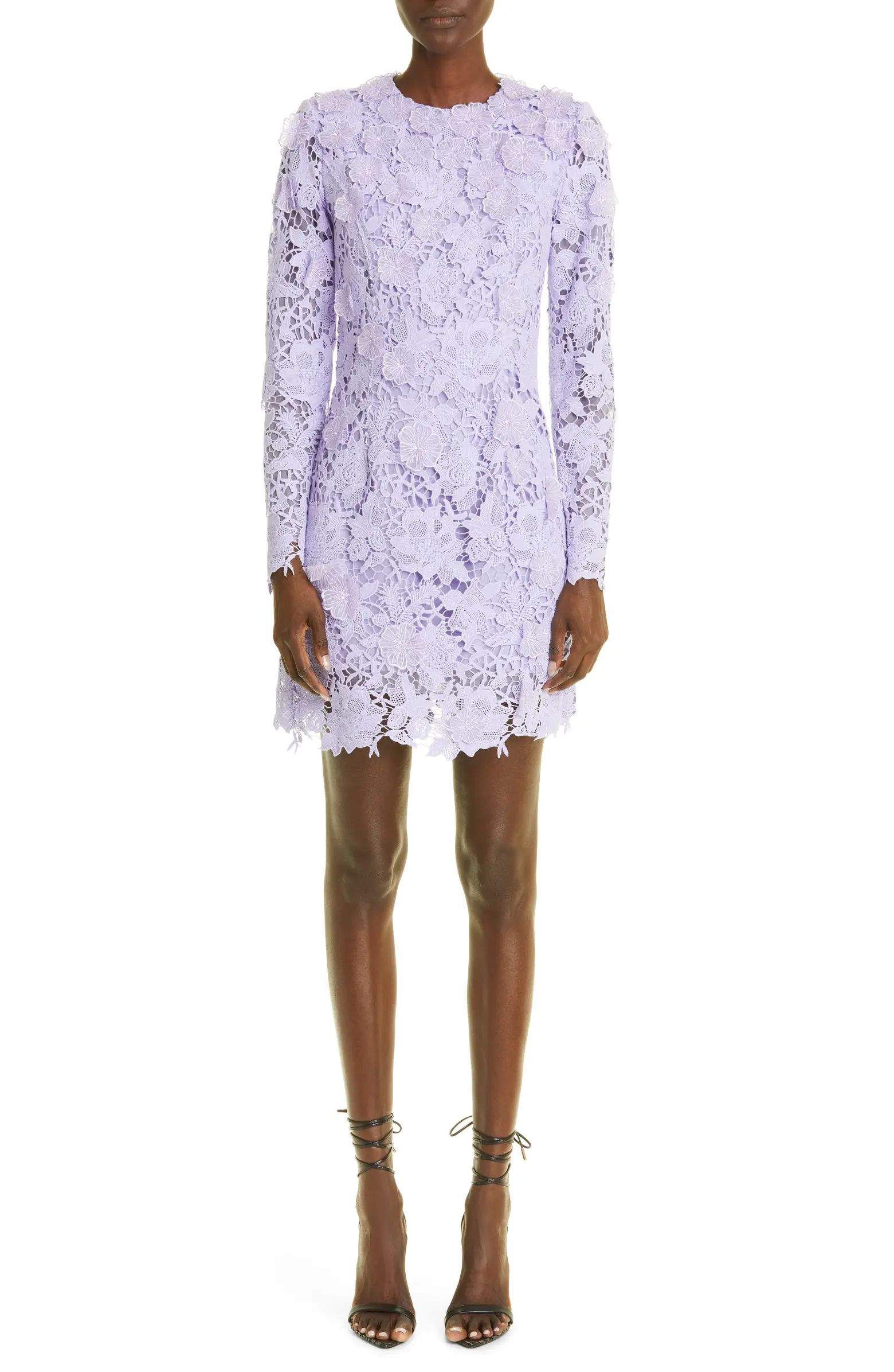 Floral Guipure Lace Minidress | Nordstrom