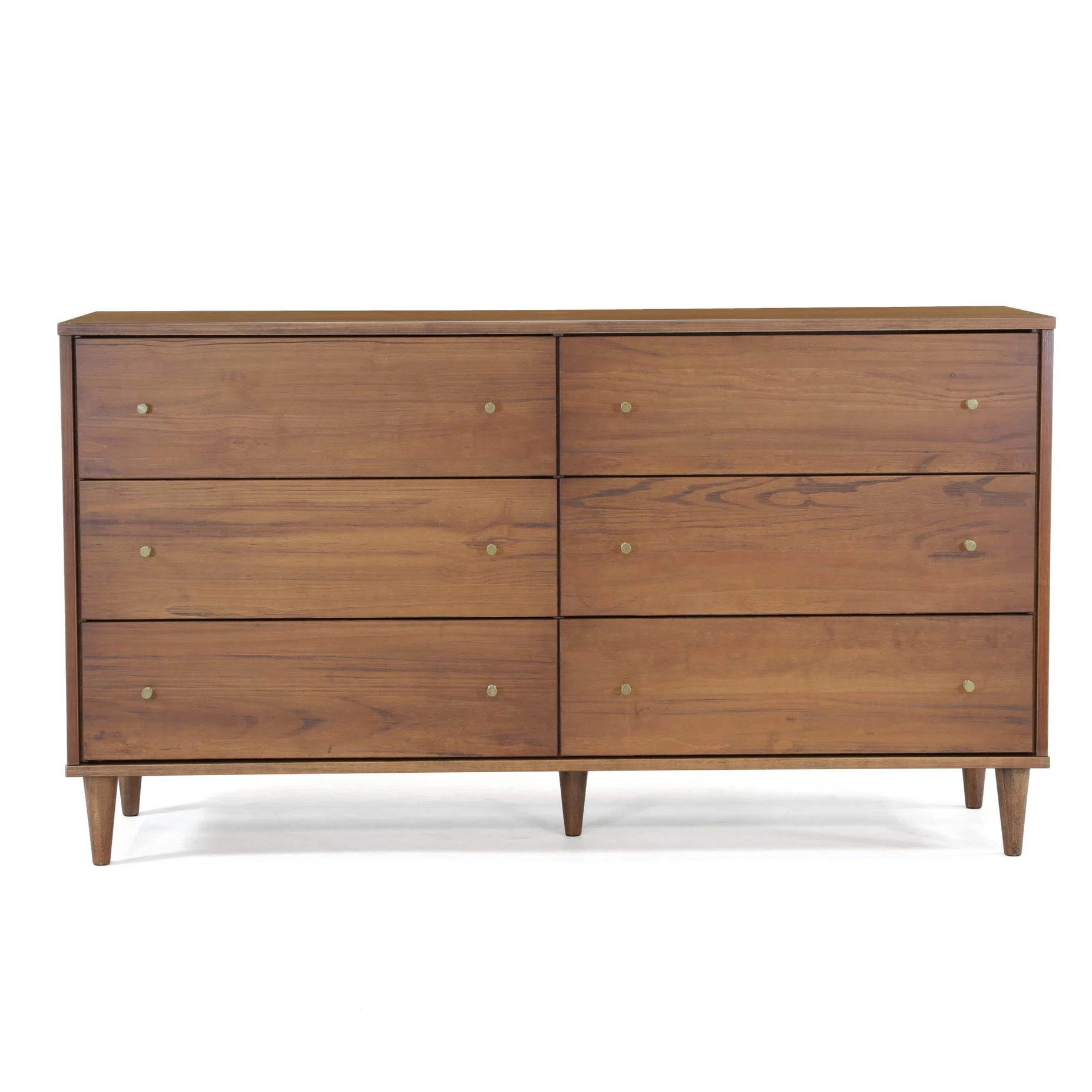 Mid Century 6-Drawer Dresser | Wayfair North America