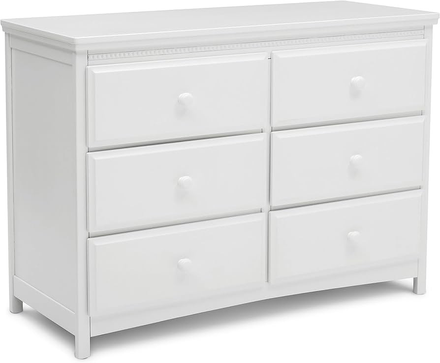 Delta Children Emerson 6 Drawer Dresser with Interlocking Drawers - Greenguard Gold Certified, Bi... | Amazon (US)