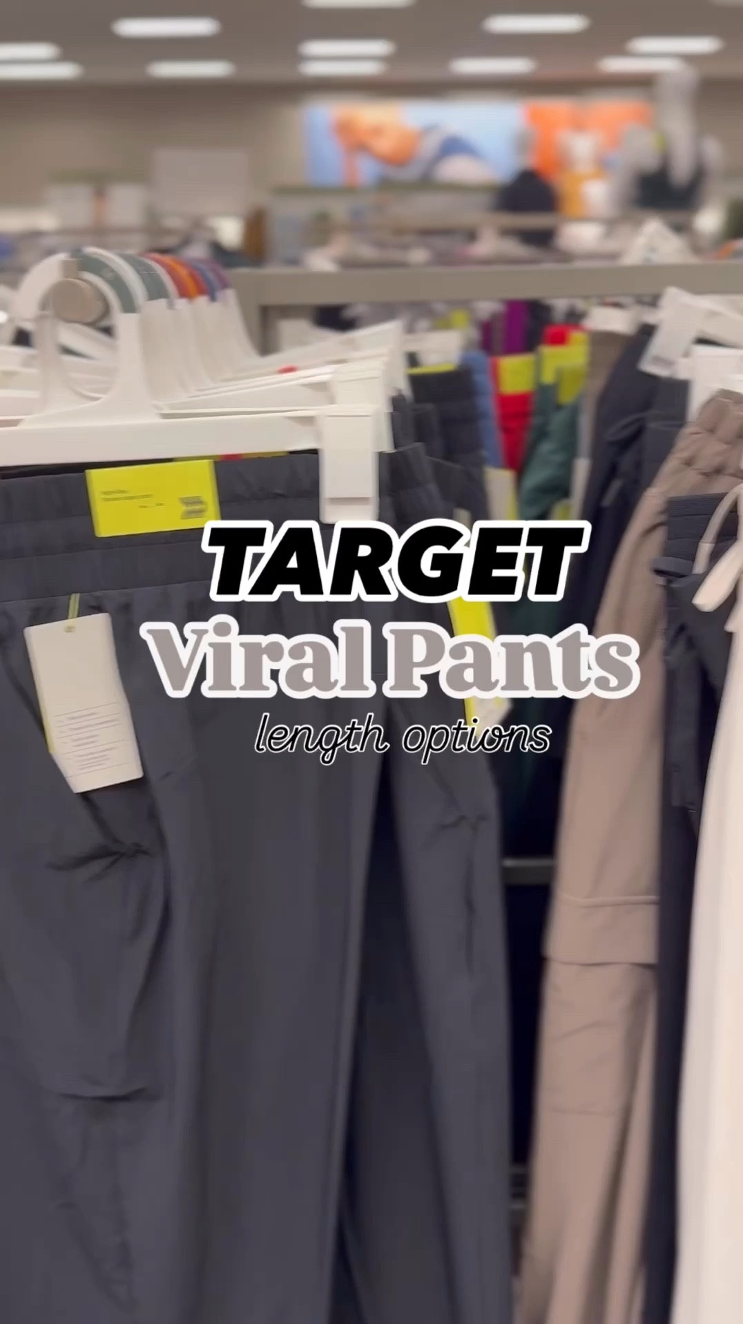 The best Target tapered pants that come in long and regular length! Perfect for a comfortable casual look. 

#LTKVideo #LTKFindsUnder50 #LTKActive