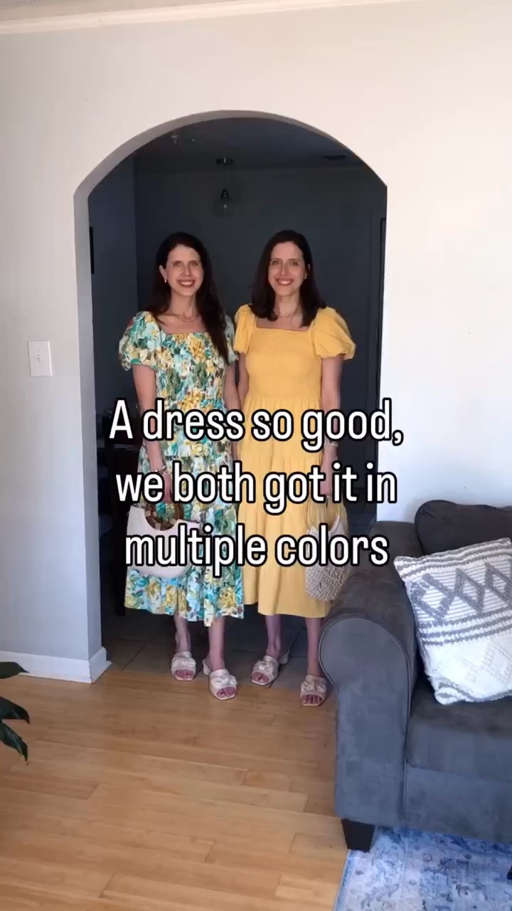 Love the puff sleeve of this dress, and the smocked bodice it’s comfortable, and it comes in lots of colors and prints￼🩵💛

Amazon dress
Spring dress
Easter dresses
Spring outfits 2026

#LTKSeasonal #LTKSaleAlert #LTKootd