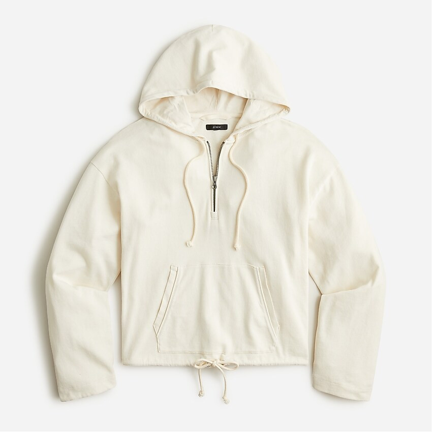 Magic Rinse™ cropped drawstring hoodie | J. Crew US