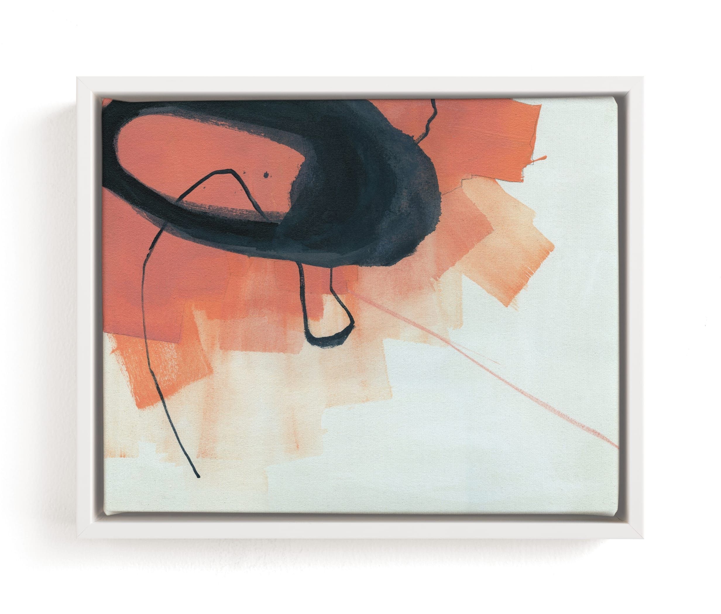 "Orange Abstraction" - Painting Limited Edition Art Print by Kirsta Benedetti. | Minted
