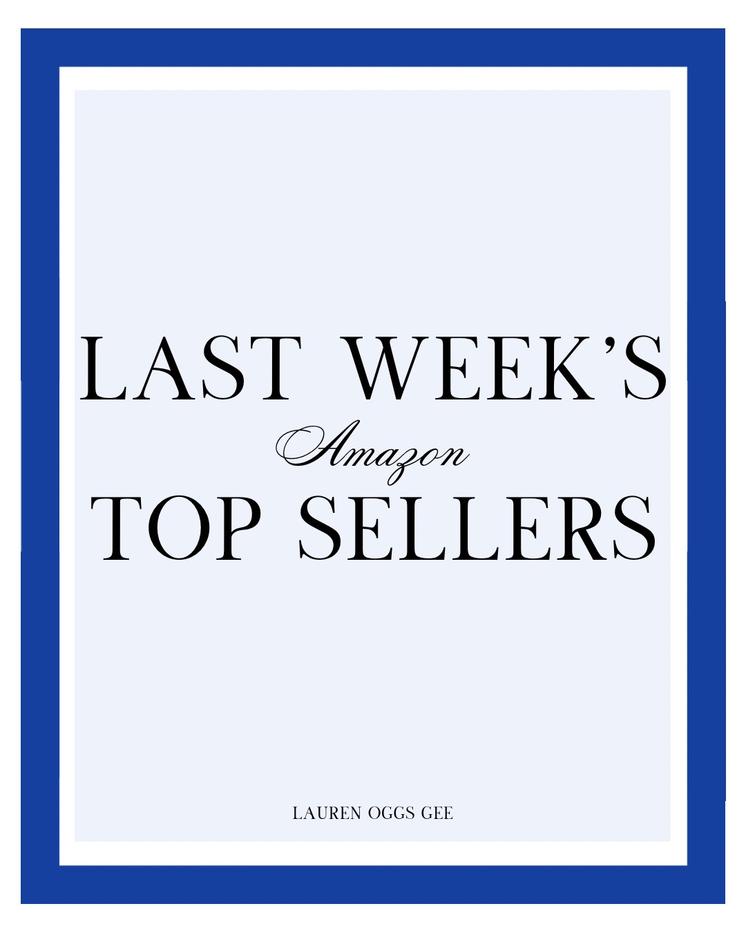 Last week’s Amazon best sellers are in, and you all picked some good ones. These are the pieces everyone was loving, and I can see why—affordable, stylish, and perfect for everyday wear.

I love seeing what you all are adding to your closets. Let me know if you grabbed any of these or if you have a favorite from last week’s finds.

#AmazonFashion 
#TopSellers 
#MidlifeStyle
#affordablefashion 
#outfitinspo
#laurenoggsgee
#over50style 
#lookalike
#shopltk
#ltkover50
#ltkover40
#lookforless
#getyourcolonoscopy


#LTKOver40 #LTKFindsUnder50 #LTKSaleAlert