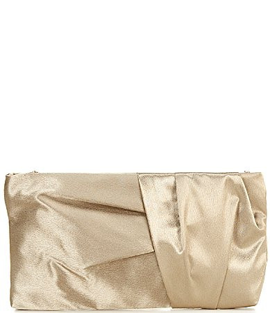 Antonio Melani Soft Satin Clutch - Olive | Dillard's
