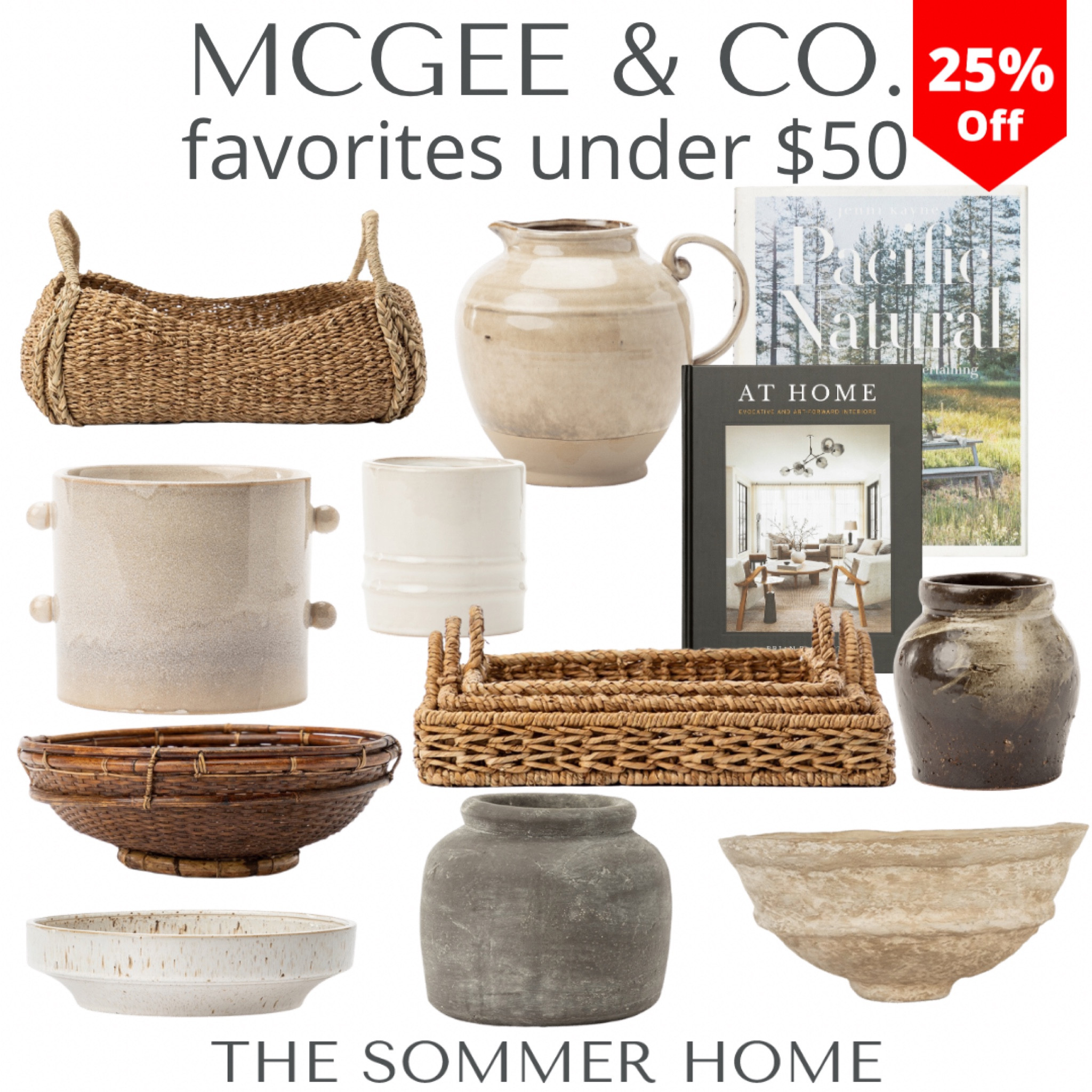 Fall decor, McGee & Co home decor, Studio McGee, shelf decor, coffee table decor, console table decor, bedside table decor, home decor, baskets, vases, candleholders, fall decor, kitchen decor. 

25% off for VIP members - free to join. 

#LTKhome #LTKunder50