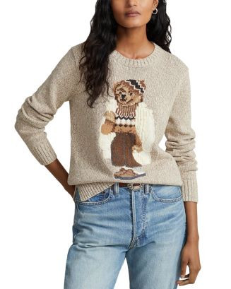Intarsia Knit Polo Bear Sweater | Bloomingdale's (US)