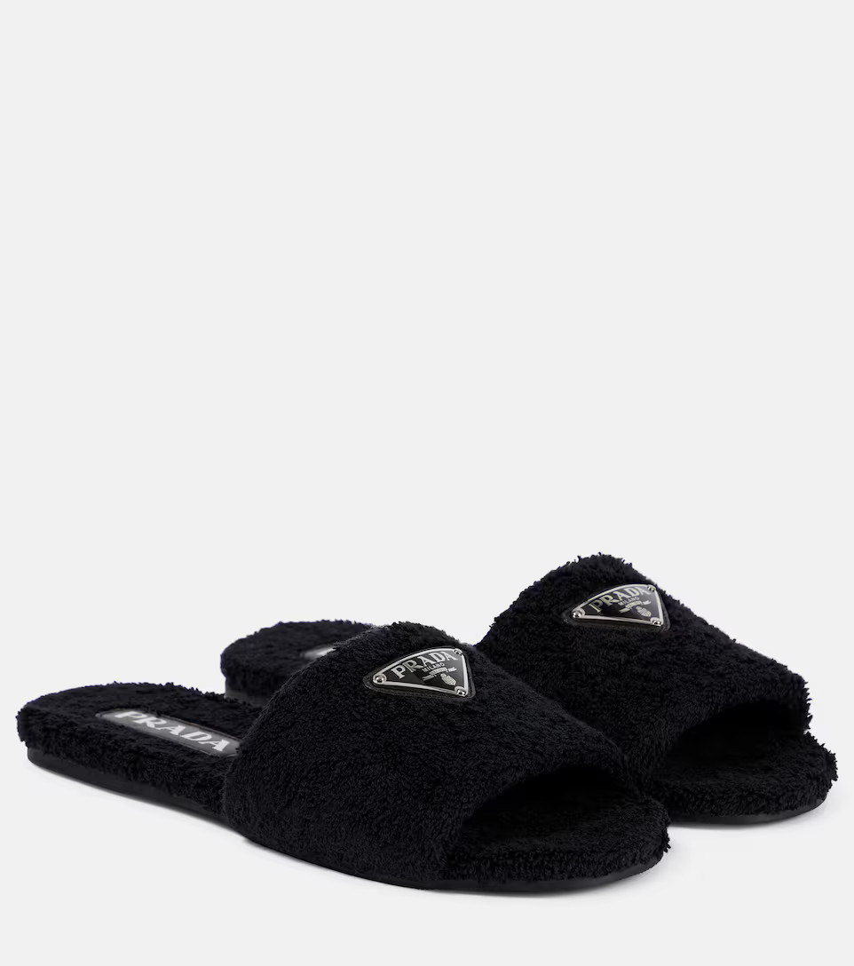 Faux shearling slides | Mytheresa (UK)