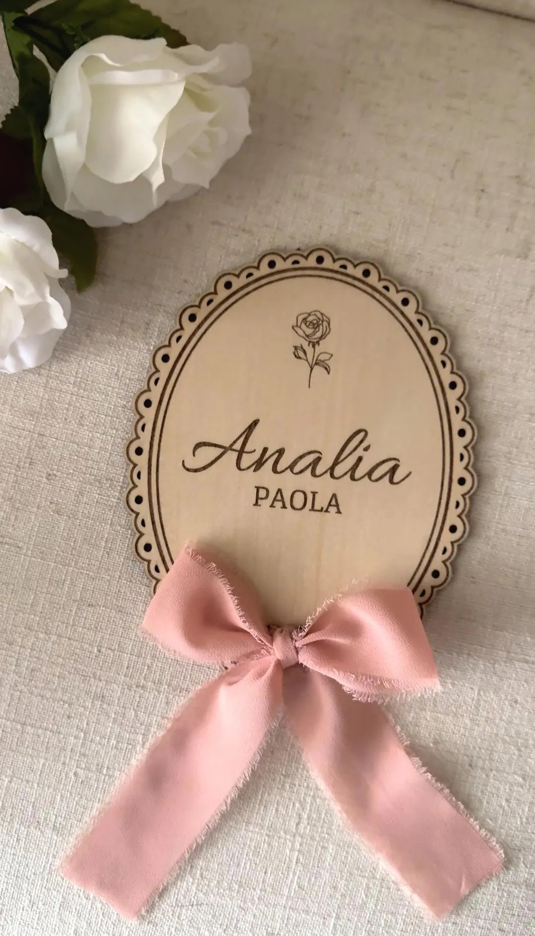 Personalized Baby Name Sign With Birth Flower - Etsy | Etsy (US)