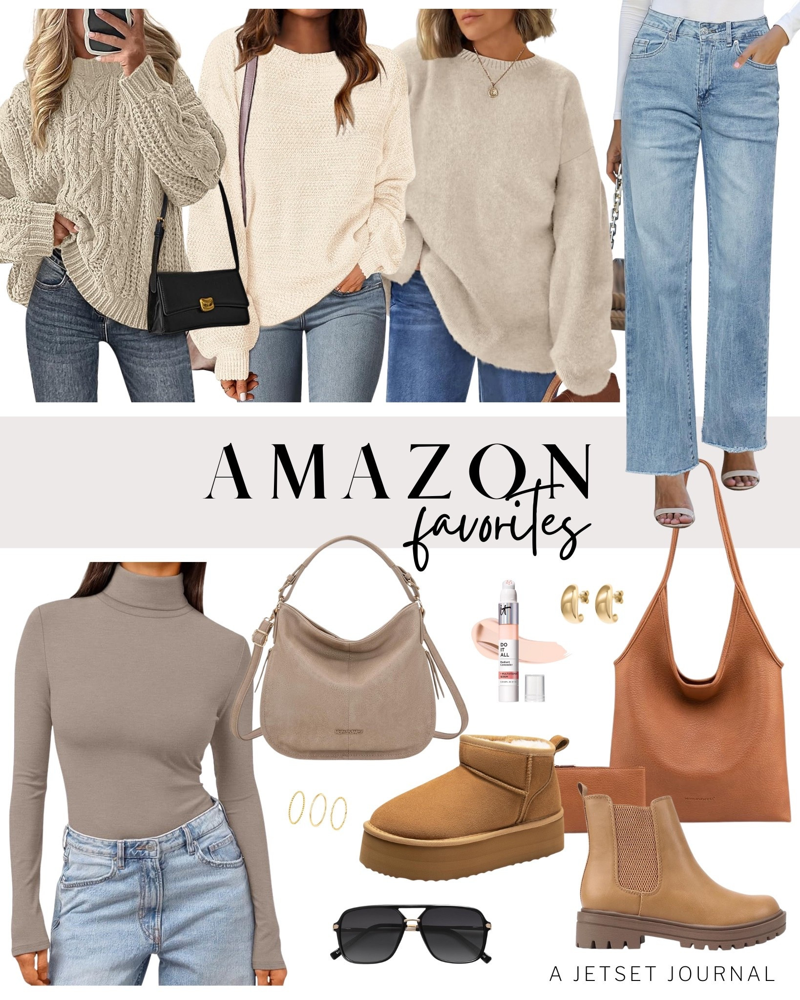New Amazon favorites to add to your cart this season!
staight leg jeans, winter booties, IT cosmetics, winter makeup, winter tops, amazon finds, shopping spree, trendy pieces, must have items, fashion finds, amazon style, wardrobe staples, stylish finds, wardrobe update, must have accessories, affordable look, fall to winter fashion, winter style

#LTKFindsUnder50 #LTKSeasonal #LTKU
