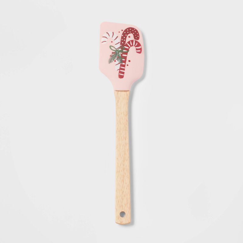 Silicone Candy Canes Spatula with Wood Handle - Wondershop™ | Target