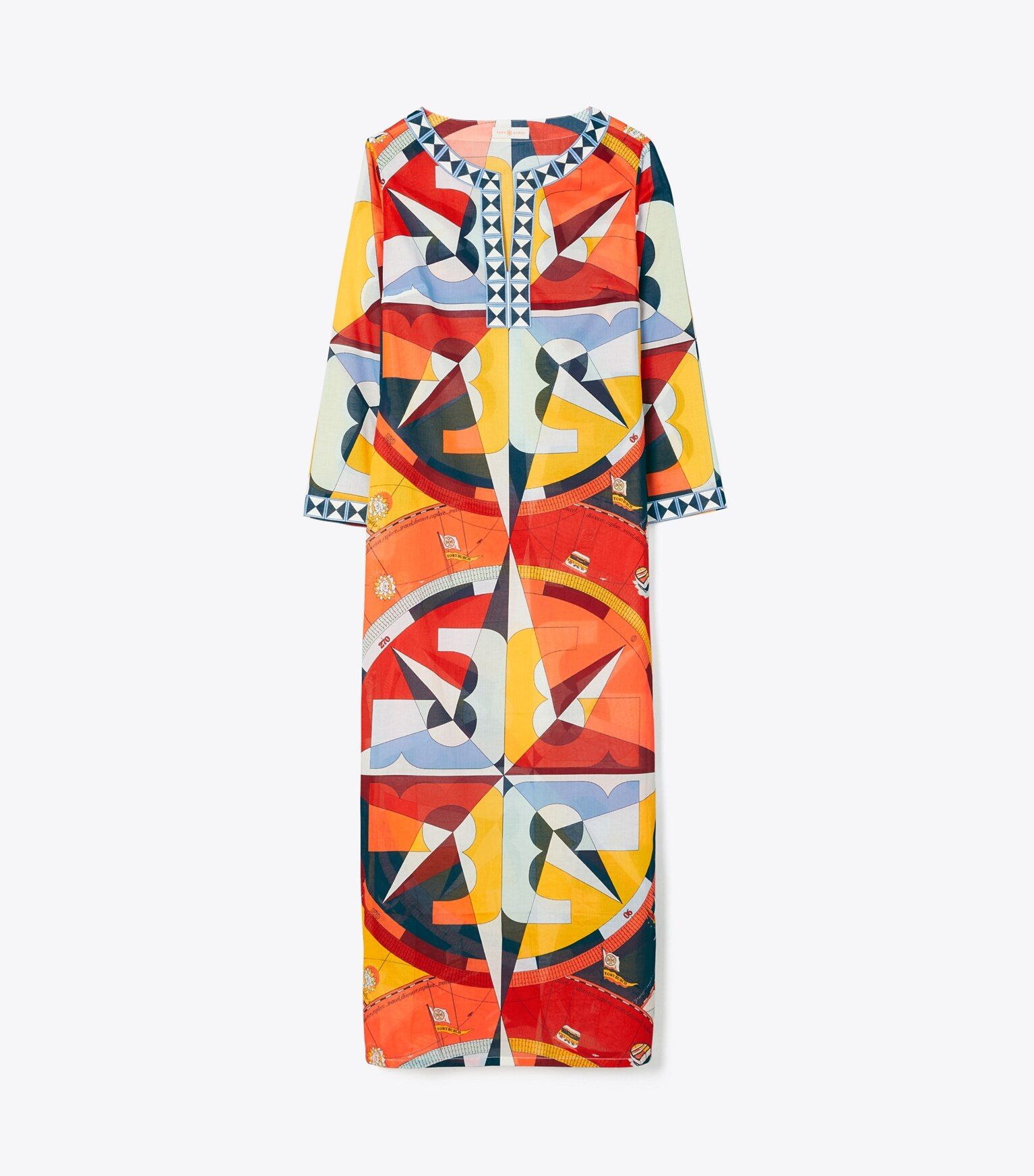 Printed Long Caftan | Tory Burch (US)