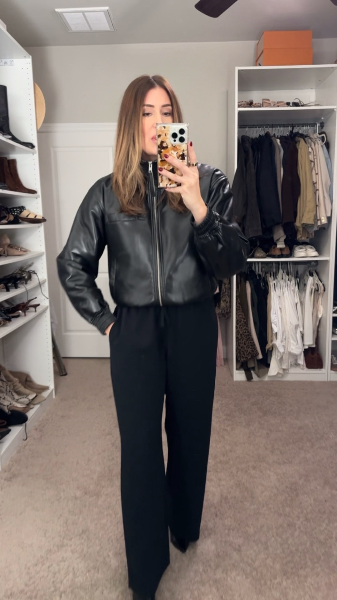 Medium in jacket and pants 