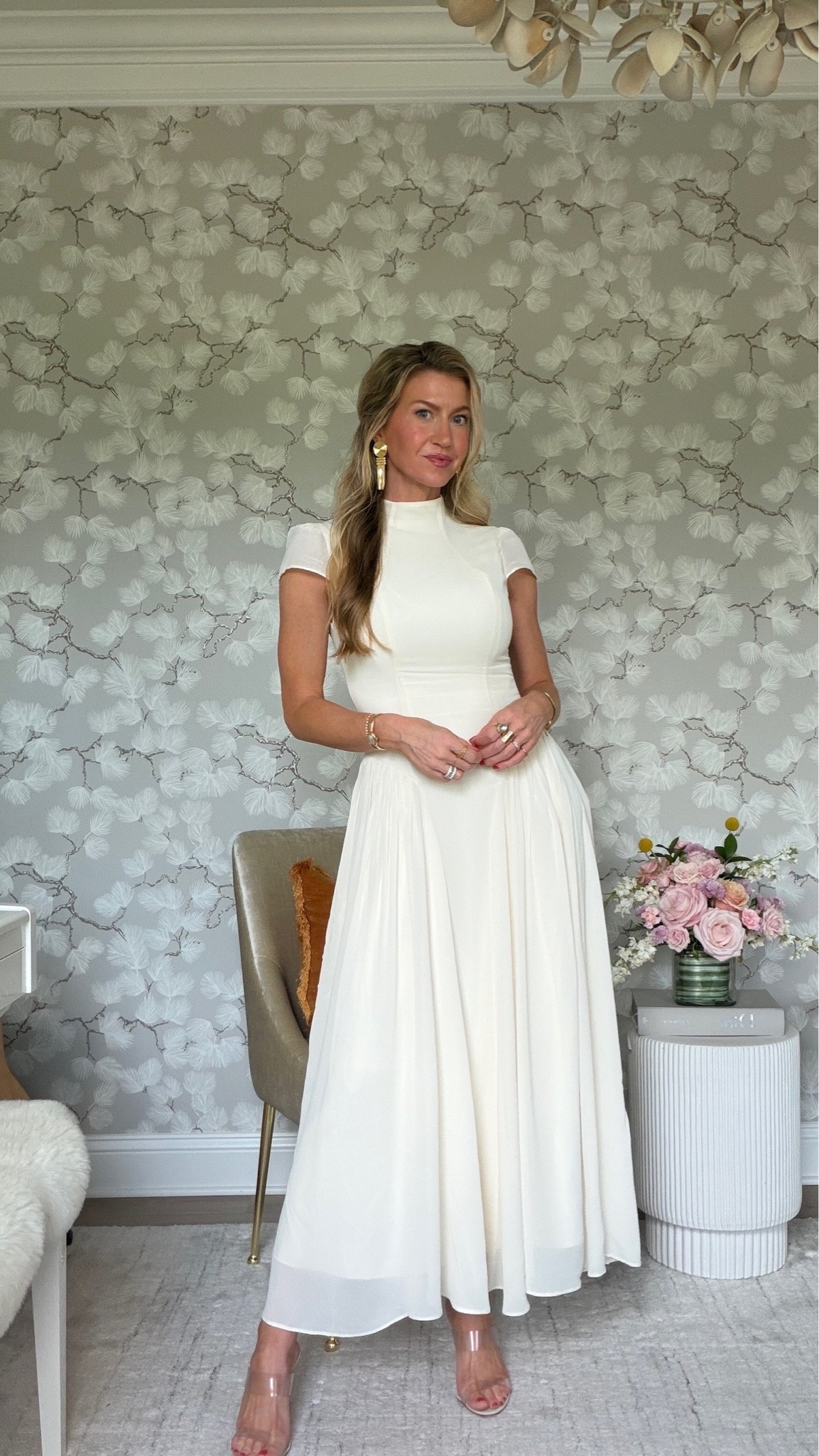 The cream dress of my dreams!

#LTKgrwm #LTKdayinmylife #LTKSeasonal