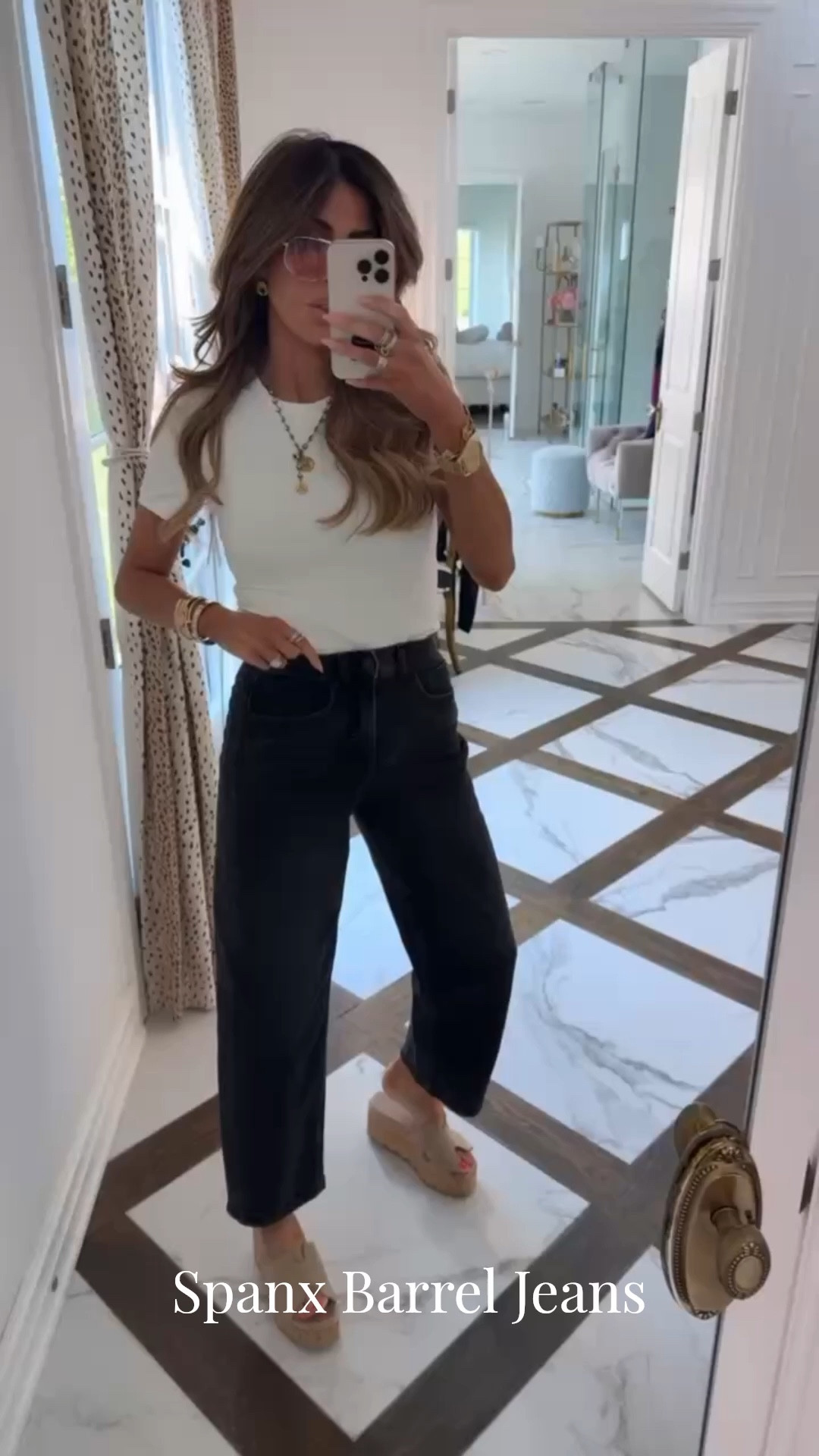 This is the comfiest everyday fall outfit idea! I am wearing a size small in this Spanx tee and a size XS in these barrel jeans. 🤍
Shop the LTK Spring Sale and get 20% off sitewide with code “LTKSPANX” 

Spanx, Spanx Sale, LTK Spring Sale, Sale, Sale Alert, Spring Outfits, Spring Fashion, Spring Outfits 2026, Spring Sale, Emily Ann Gemma 

#LTKootd #LTKSaleAlert #LTKSpringSale