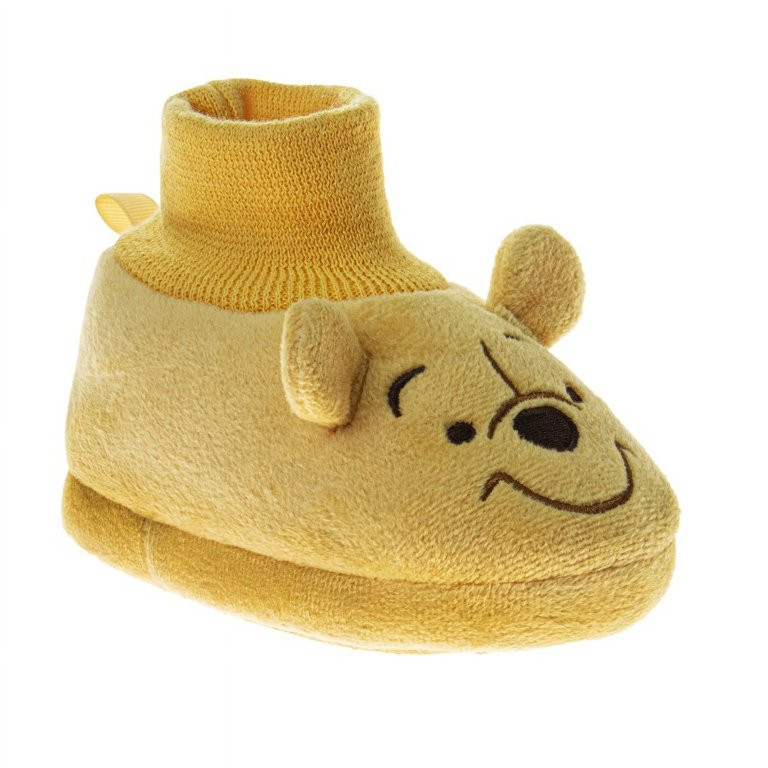 Disney Winnie the Pooh Baby Bootie Shoe. (Infant)Yellow, Size: 2 | Walmart (US)