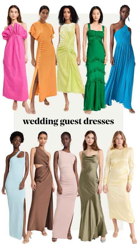 Wedding guest dresses #springwedding #summerwedding #weddingguest #weddingguestdress #maxidress #cocktaildress #blacktie #shopbop #fashionjackson

#LTKparties #LTKSeasonal #LTKwedding