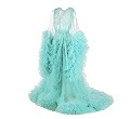 Tulle maternity robe for photoshoot Lingerie for Women Old Hollywood Robe Nightgown Tulle Bathrob... | Amazon (US)