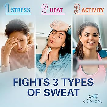 Secret Clinical Strength Antiperspirant Deodorant for Women, 3X Stress Protection, 72hr Sweat & O... | Amazon (US)