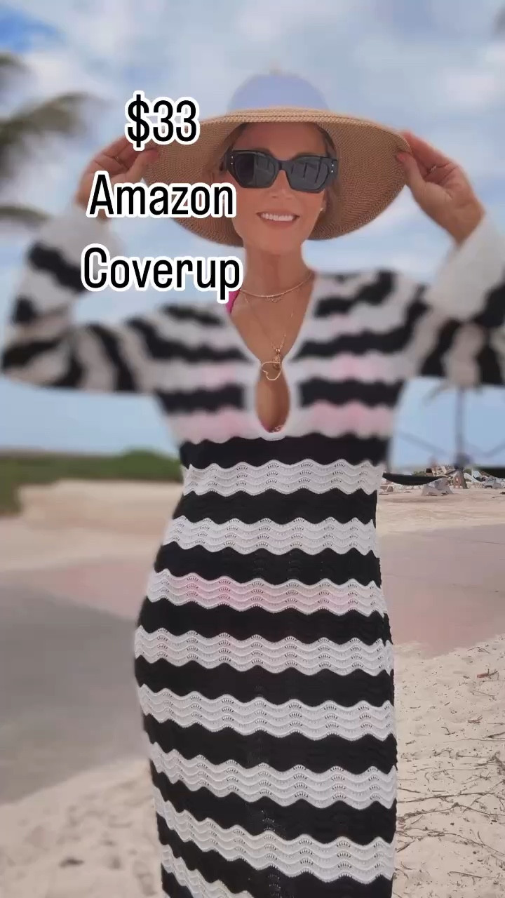 1/11/26 This Amazon coverup look is one of my absolute favs!!😍

Updated key word:
Vacation outfit, one piece, bathing suit, resort, outfit, travel outfit, 
winter outfits, winter fashion, winter capsule wardrobe, cozy outfits, oversized sweaters, chunky knits, wide leg pants, faux fur coat, long wool coat, trench coat, puffer jacket, winter boots, knee high boots, lug sole boots, loafers, ballet flats, knit dress, sweater dress, turtleneck dress, maxi skirt, denim maxi skirt, cargo pants, parachute pants, matching set, co ord set, loungewear set, athleisure, elevated athleisure, street style, quiet luxury, old money style, minimalist outfits, monochrome outfit, neutral outfits, all black outfit, office outfits, business casual outfits, workwear for women, workwear for men, date night outfit, going out outfit, party dress, sequin dress, little black dress, cocktail dress, satin dress, slip dress, statement coat, layering pieces, base layers, thermal leggings, knit scarf, beanie hat, earmuffs, leather jacket, suede jacket, bomber jacket, shearling jacket, faux leather pants, straight leg jeans, baggy jeans, mom jeans, flare jeans, Y2K outfits, 90s fashion, 2000s fashion, preppy style, academia aesthetic, boho chic, mob wife aesthetic, clean girl aesthetic, coquette aesthetic, city girl style, influencer style, TikTok outfits, Pinterest outfits, airport outfit, travel outfit, concert outfit, festival outfit, sustainable fashion, slow fashion, vintage clothing, thrifted outfits, capsule wardrobe basics, investment pieces, designer handbags, chunky sneakers, minimalist sneakers

#LTKOver40 #LTKFindsUnder50 #LTKBeauty