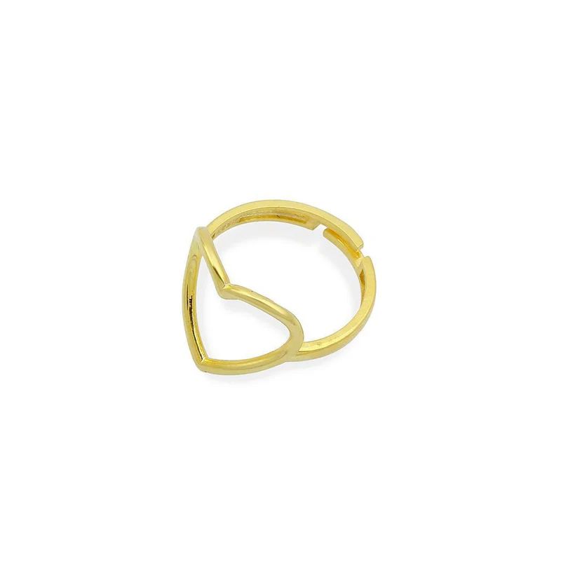 Adjustable Open Heart Ring | The Sis Kiss