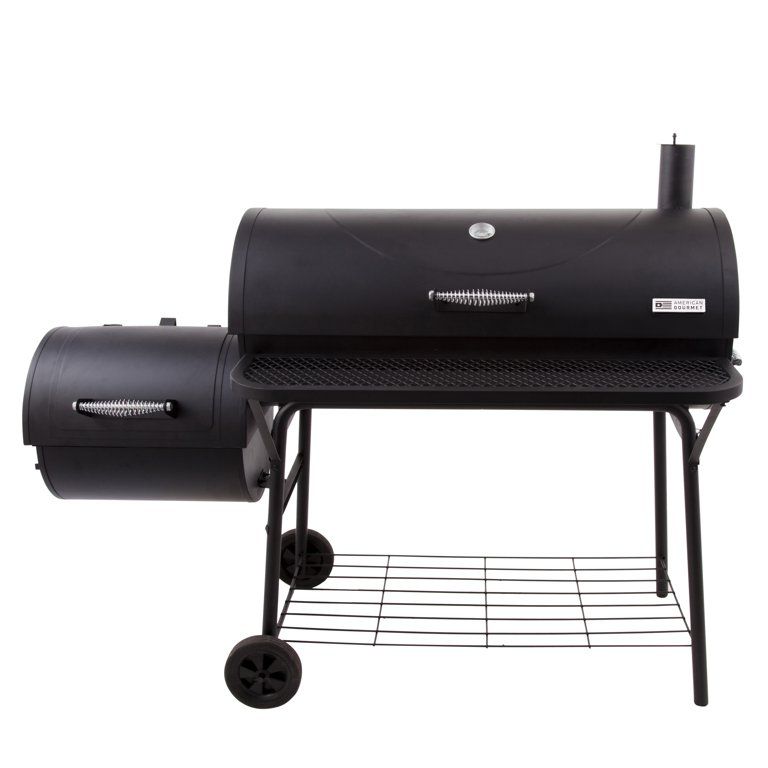 American Gourmet by Char-Broil 1280 sq in Offset Charcoal Smoker - Walmart.com | Walmart (US)